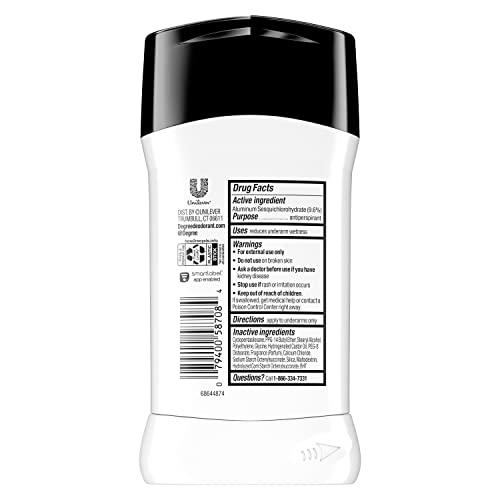 Degree UltraClear Antiperspirant Deodorant Stick, 2.7 oz - 72-Hour Protection