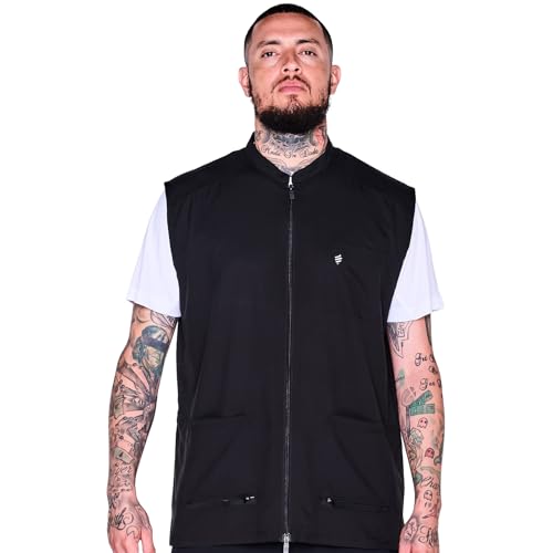 Barber Strong Men's Hair Repellent Vest with Mesh Panels