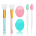Yokilly 6-Piece Silicone Face Scrubber Kit