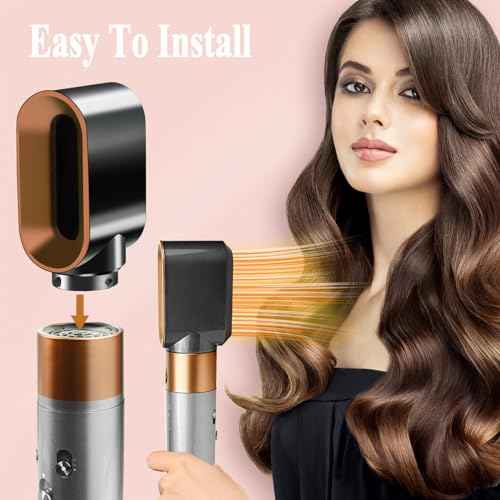 Pre-Styling Dryer Attachment Nozzle Replacement for Dyson Airwrap HS01 HS05 Accessories Part 969759-01,Nickel/Copper