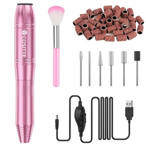 COSITTE Portable Electric Nail Drill for Manicure & Pedicure