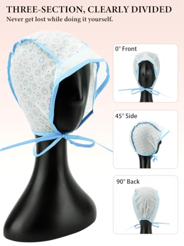 YOOVR Blue 16-in-1 Hair Highlight Kit with 8 Highlight Caps & Metal Hooks
