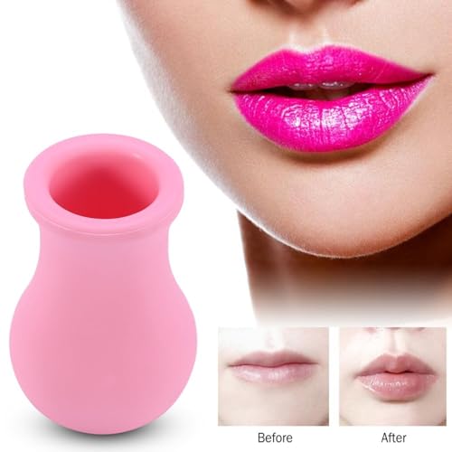 Lip Plumper Device with Soft Silicone Nozzle - Portable Enhancer