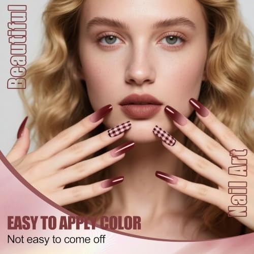 Artdone Solid Nude Gel Nail Polish Set - 6 Long-Lasting UV/LED Colors, Soak Off Manicure Kit, Matte & Gloss Finish, Home Salon Use