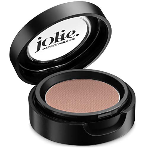 Jolie Cosmetics Powder Pressed Matte Eyeshadows - Cruelty Free, Vegan, Single Pan Eyeshadow 1.48g Base Neutrals (Nearly Beige)