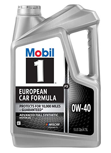 Mobil 1 FS European Car Formula Full Synthetic Motor Oil 0W-40, 5 Quart