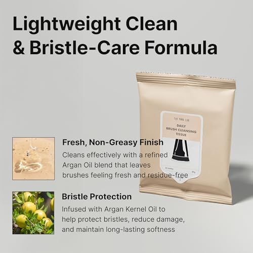 THE TOOL LAB Daily Brush Cleansing Tissue 20pcs