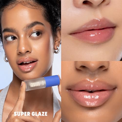Handmade Heroes Vegan Lip Oil with Squalane - Clear Gloss