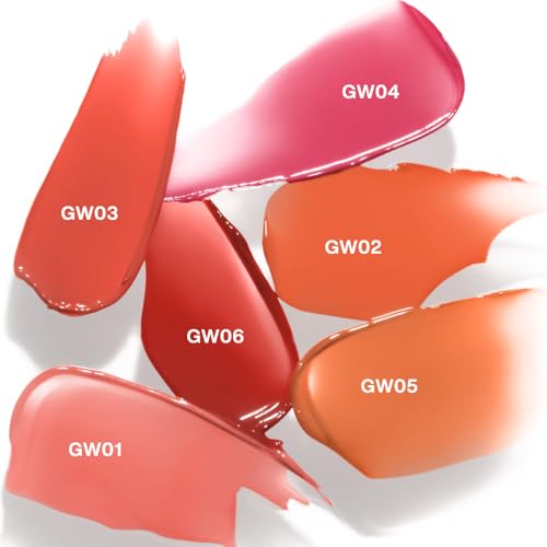 INTO YOU Glow Lip Tint, Plumping Lip Gloss, Nourishing Hydrating Moisturizing Lip Oil, Non-Sticky, Long-lasting, Waterproof, High Shine Liquid Lipstick, Stay 8 Hour, for Women Makeup, GW01