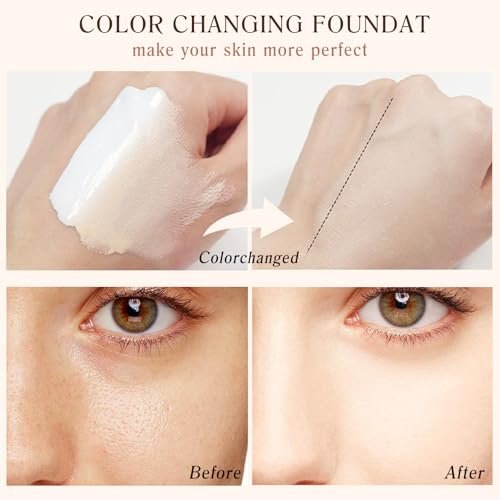 4-in-1 Color Changing Foundation with SPF50, 2 Pack
