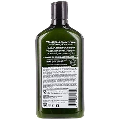 Avalon Organics Volumizing Conditioner, Rosemary, 11 Fl Oz