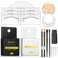 Professional Eyebrow Mapping Kit – 62 Pcs with Ruler Stencils & Tools