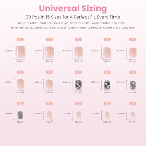 Nail Reformation Disco Ball Press-On Nails Kit - 30 Pcs