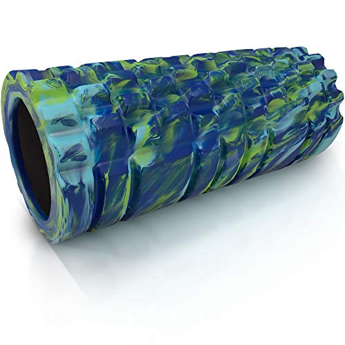 321 STRONG Foam Roller - Medium Density Deep Tissue Massager - Muscle Massage + Myofascial Trigger Point Release - Includes 4K eBook - Alien