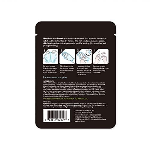 Bodipure HandPure Moisturizing Anti-Aging Hand Mask Gloves - 12 Pack
