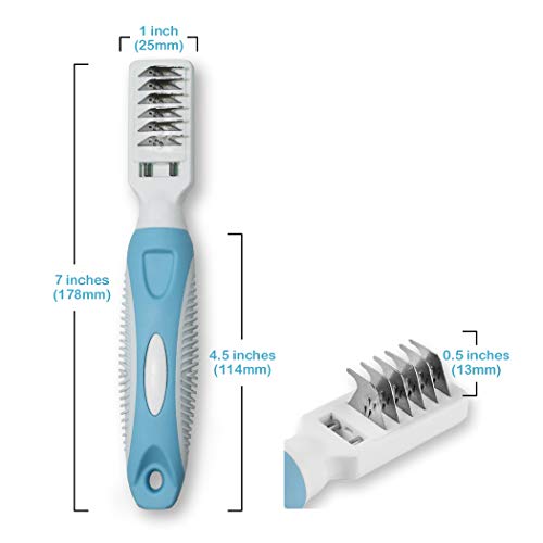 Pets First Pet Mat Remover - Dematting Comb for Dogs & Cats