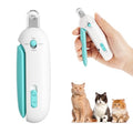 Adjustable Cat Nail Clipper with Hidden Nail File - Safe Grooming Tool for Kittens & Indoor Cats