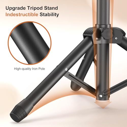 Adjustable Wig Stand Tripod 50" with Accessories & Carrying Bag