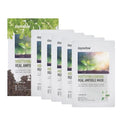 daymellow Sheet Mask 5PACK, Houttuynia Cordata Real Ampoule Masks, Face Sheet Mask, Heartleaf, Panthenol, Tea Tree, Hydrating, Acne, Soothes, Redness, Deep Moisturizing, Korean Skincare