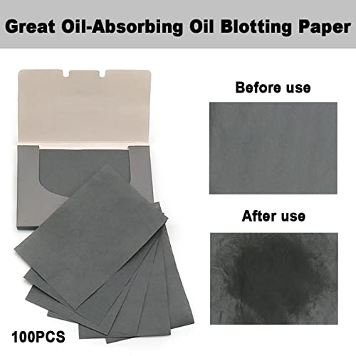 Volcanic Face Roller & Oil Blotting Paper Kit - 103 PCS