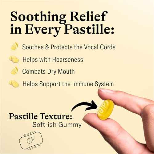 GRETHER'S Sugarfree New Flavor Ginger Lemon Pastilles Remedy for Dry Mouth Relief - Soothing Throat & Healthy Voice - Gift for Singers - 3.75 oz. 1 Pack