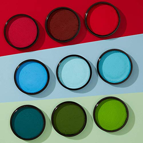 Moon Creations Pro Face & Body Paint Cake Pots Light Brown - Professional Water Based Face Paint Makeup for Adults, Kids - 1.26oz