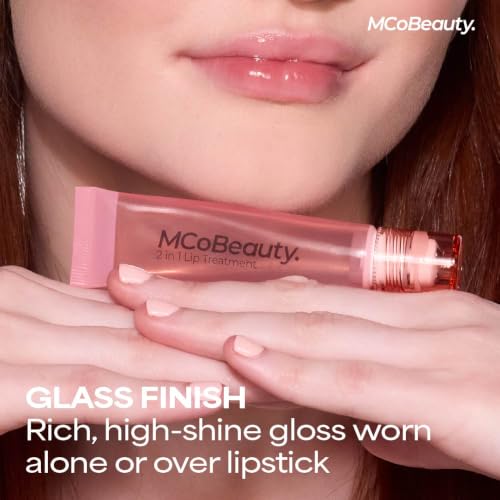 MCoBeauty Glow and Treat 2-in-1 Lip Oil – Berry Tint