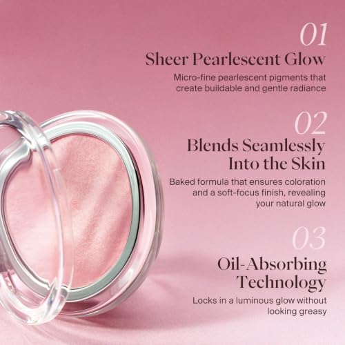 Joocyee G226 Iris Glow Aura Glazed Highlighter & Blush - Luminous Powder