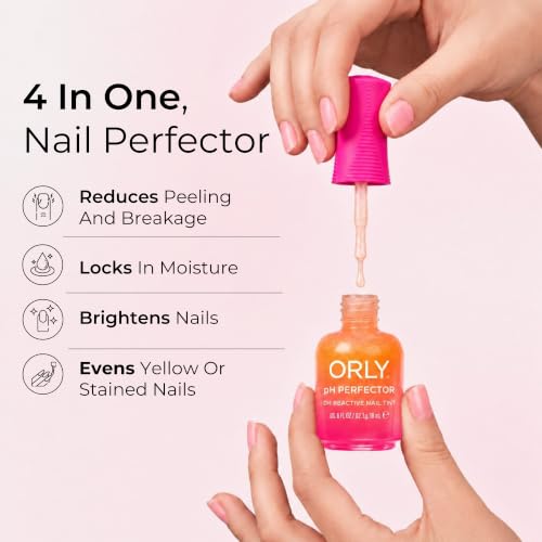 Orly pH Perfector Nail Tint - Warm Blush, Hydrating Treatment (0.6 fl oz)