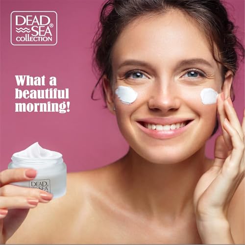 Dead Sea Collection Day Cream for Face with 3X Collagen, Dead Sea Minerals, and Vitamin E ? Anti Aging Nourishing Skin Care Moisturizer to Reduce Wrinkles (1.69 fl. oz)