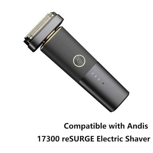 maxeylead Shaver Replacement foil & Cutters Compatible with Andis 17300 reSURGE Electric Shaver Precision Foil Wet/Dry