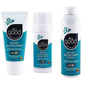 All Good Sport Mineral Sunscreen Combo Pack - SPF 50 Butter Stick, SPF 30 Lotion & Spray - Coral Reef Safe - Zinc Oxide
