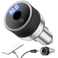 Starlink Mini Car Adapter - 12V/24V to 30V with Voltage Display