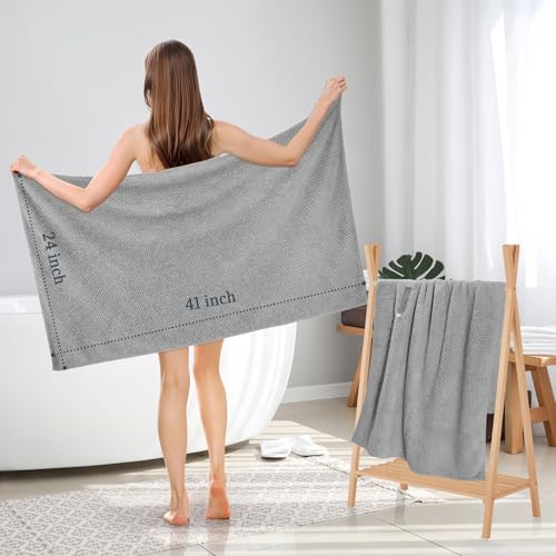 2 Pack Microfiber Hair Towels - Super Absorbent & Fast Drying