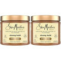 SheaMoisture Strong Hold Styling Gel+Flaxseed Jamaican Black Castor Oil Gives Controlled Style,Infused With Castor Seed Oil,SheaButter & Indulgent Scent ParabenFree AntiFrizz Hair Gel 15oz (Pack of 2)