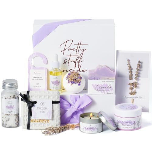 Luxury Spa Gift Basket for Women - Rose Scented Bath Set