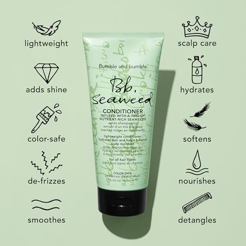 Bumble and bumble. Seaweed Nourishing Shampoo + Conditioner Set | For Fine-to-Medium Hair or Daily Washer | Sulfate-Free + Color Safe| Anti Frizz, Color Safe + Detangler