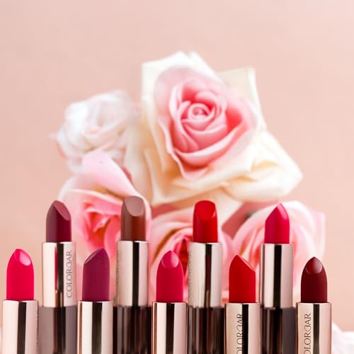Aromi Metallic Liquid Lipstick | Chestnut Rose Lip Color with Shimmery Finish, Long-lasting + Long Wear, Smudge Proof, Waterproof, Vegan, Cruelty-free (Burgundy Quartz)
