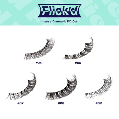 i•ENVY Flick'd DD Curl False Lashes - 3 Pairs Fluffy Wispy