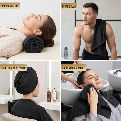 Utopia Towels Microfiber Bleach Safe Salon Towels 16x27 24 Pack