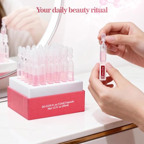 Salmon DNA Rejuvenating Serum ? 5000ppm PDRN + 2000ppm Marine Collagen, Glutathione, Niacinamide & 6x Hyaluronic Complex ? Korean Anti-Aging Ampoule for Radiance & Fine Lines ? 30 x 0.04 fl.oz