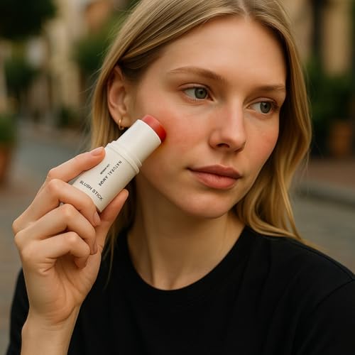 Natural Amor Blush Stick - Multi-Use Makeup for Cheeks, Lips & Eyes