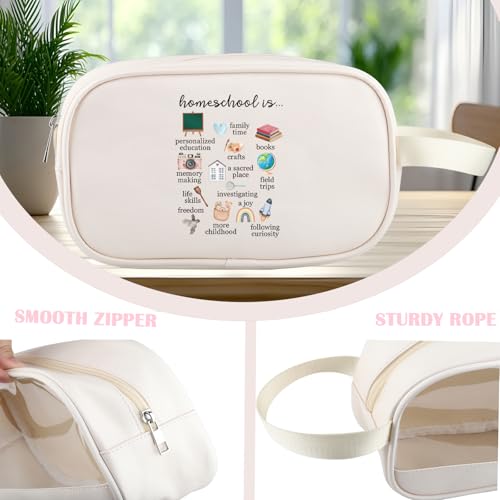 PWHAOO Homeschool Mom Tote Bag Homeschool Life Tote Bag Home School Teacher Gift Mother's Day Gift