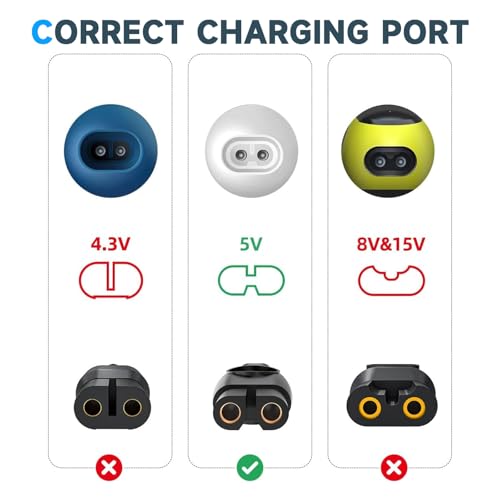 5V Charger for Philips Norelco OneBlade & Multigroom Series