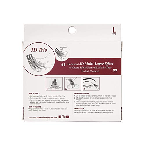 iENVY 3D Trio Lashes Classic Long - 2 Pack Fluffy