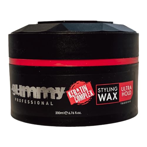 Gummy Professional Hair Wax – Strong Hold with Keratin, 200ml