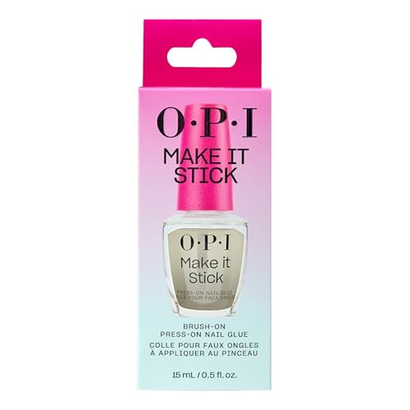 OPI Make It Stick Nail Adhesive Glue - 0.5 Fl Oz (15 mL)