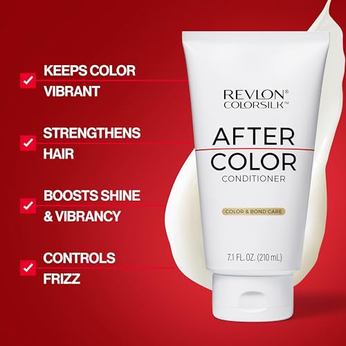 Revlon ColorSilk Bond Repair Hair Color & Conditioner Bundle, Brown Black