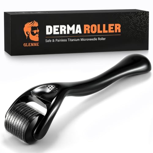 Microneedle Derma Roller 0.25mm for Hair Face Skin Home Use - Portable & Easy to Use