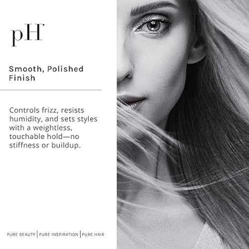 pH PURE HAIR Extra Hold Hairspray - Strong, Anti-Frizz, Humidity-Resistant, Fast-Dry, Floral Scent, 10.1 oz